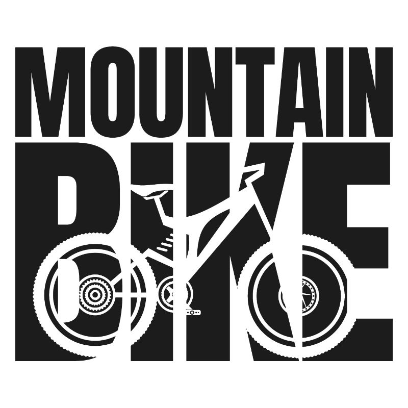 VTT cycliste en descente