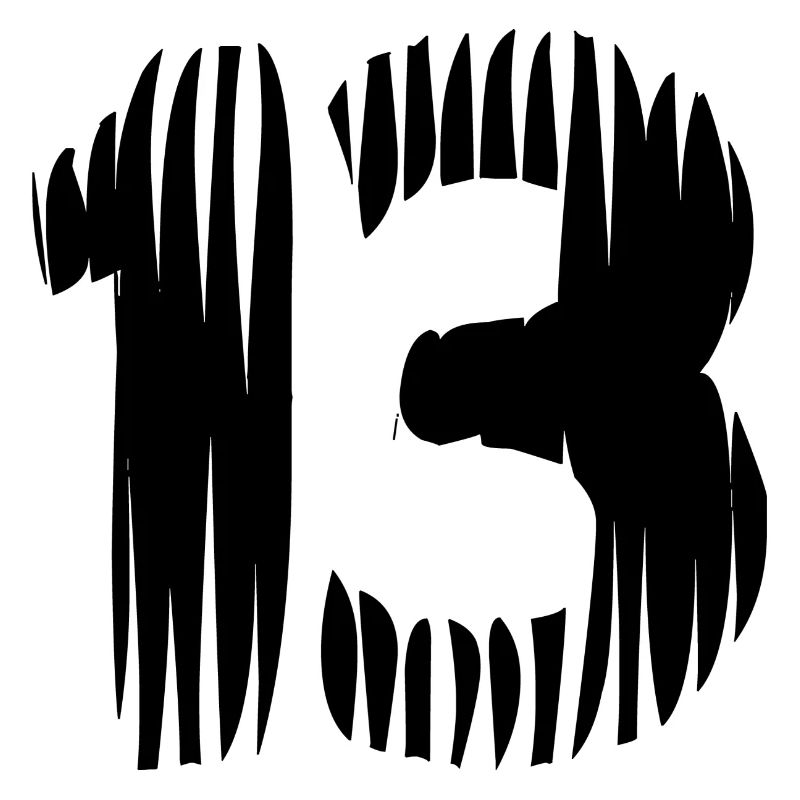 Maillot à 13 numéros