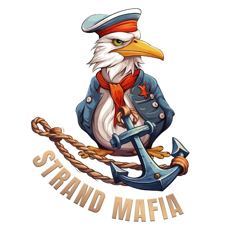 Seefahrer Adler mit Anker