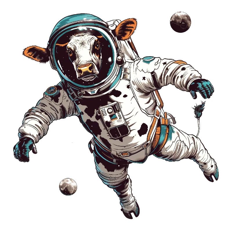 Cow in space