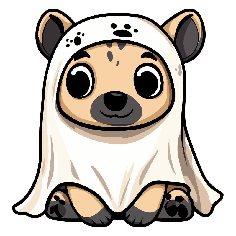 Hyäne Halloween Geist