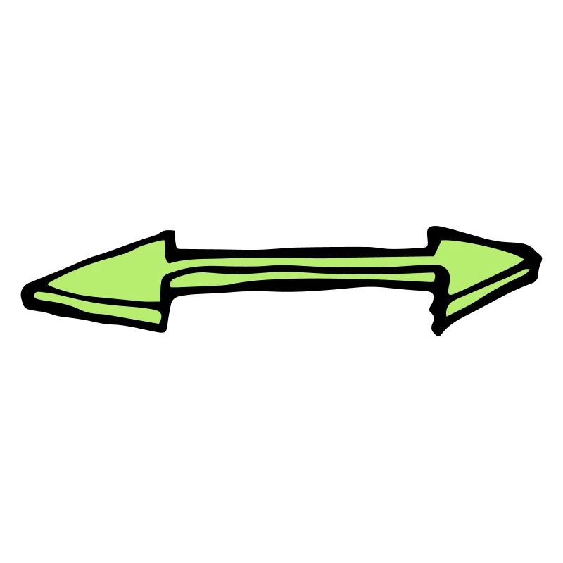 Green double arrow left and right