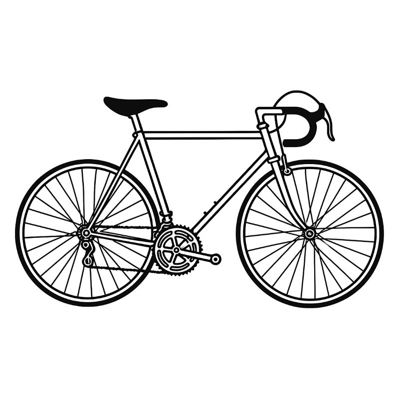 Rennrad Silhouette 