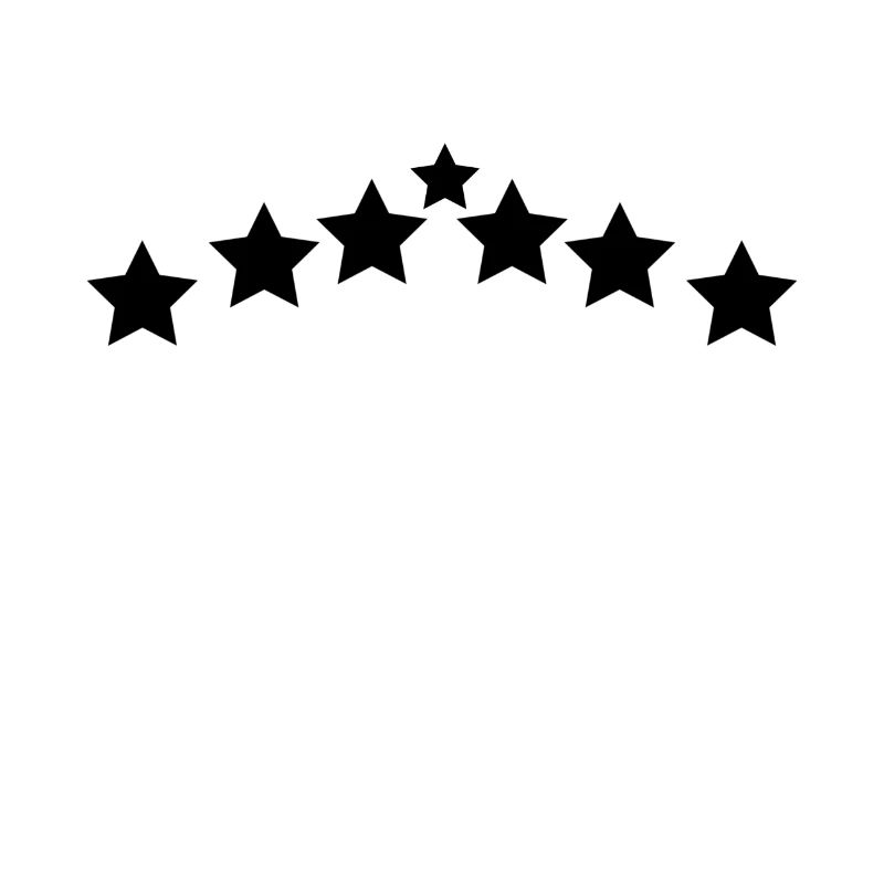 Star asterisk frame decoration gift