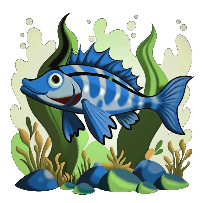 Blue fish