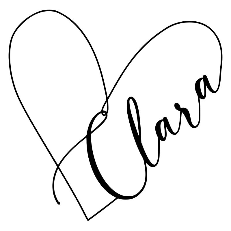 Clara Name Herzlinie