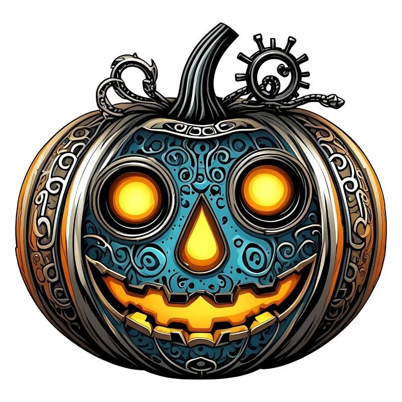 Citrouille steampunk