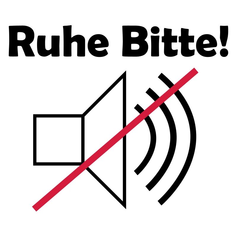 Rest please! with speaker icon