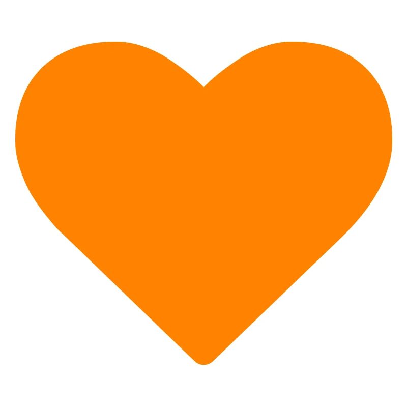 Herz Orange