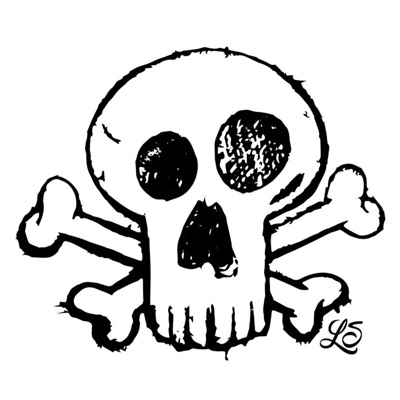 Comic Skull/ Totenkopf / Pirat