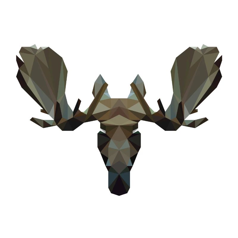 Low Poly Moosehead