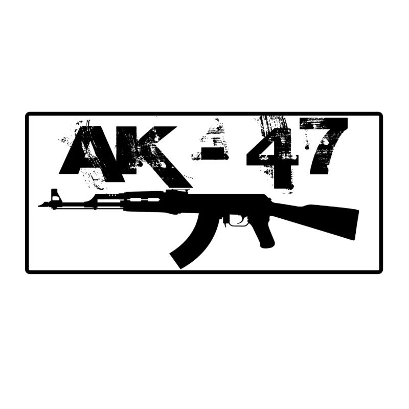 Assault rifle AK 47 Kalashnikov