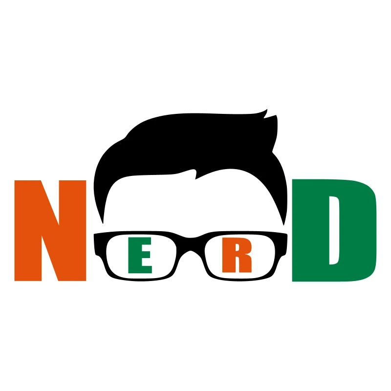 logo drôle de nerd