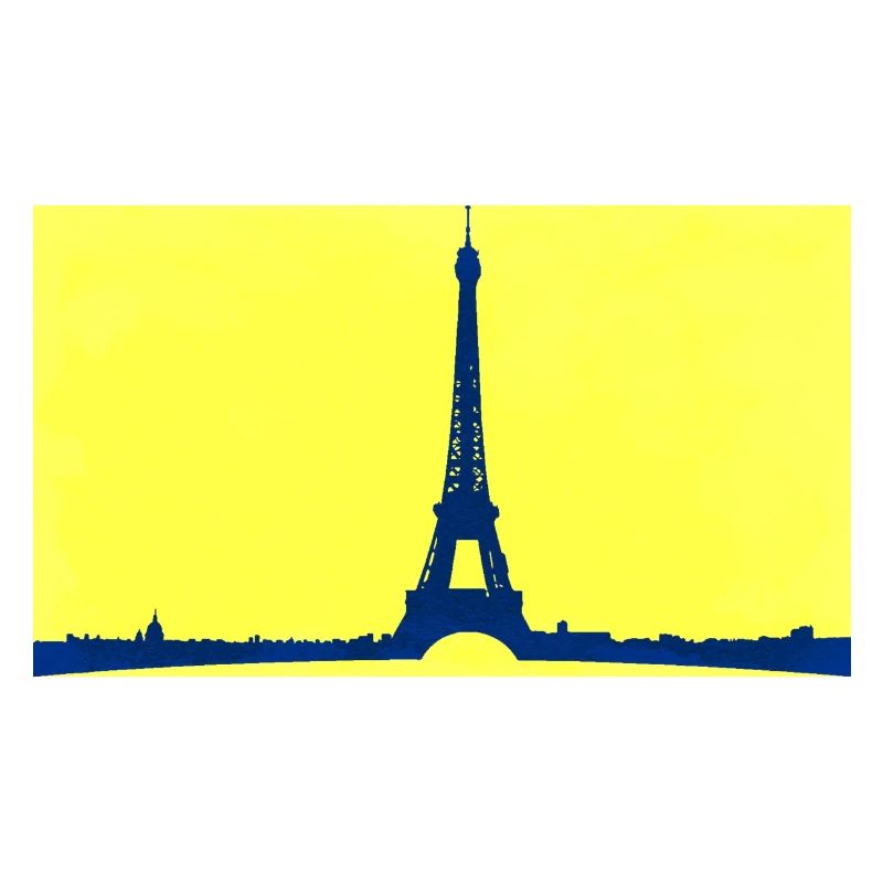 Eiffel Tower in abstract