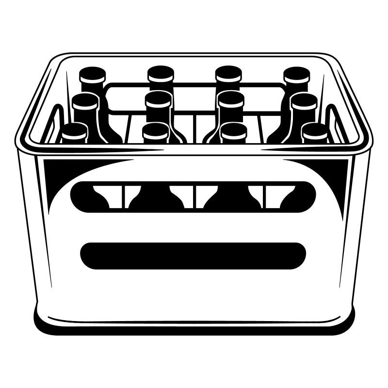 caisse de bière symbole de bouteille de bière caisse de bière