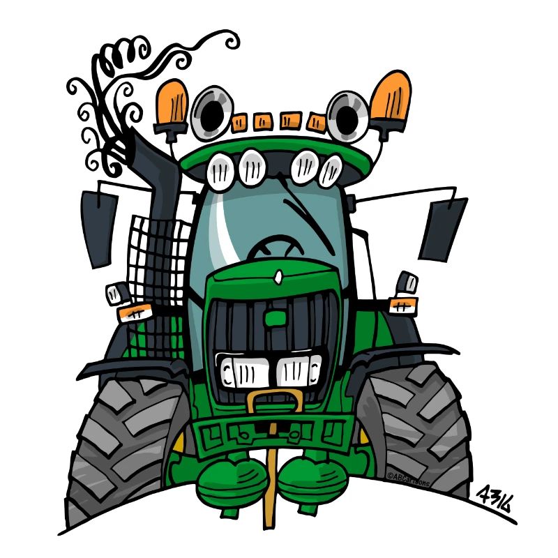 0427 tracteur vert 6620