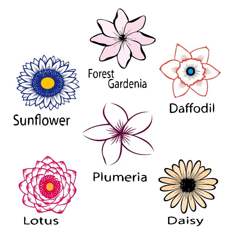 Types de fleurs