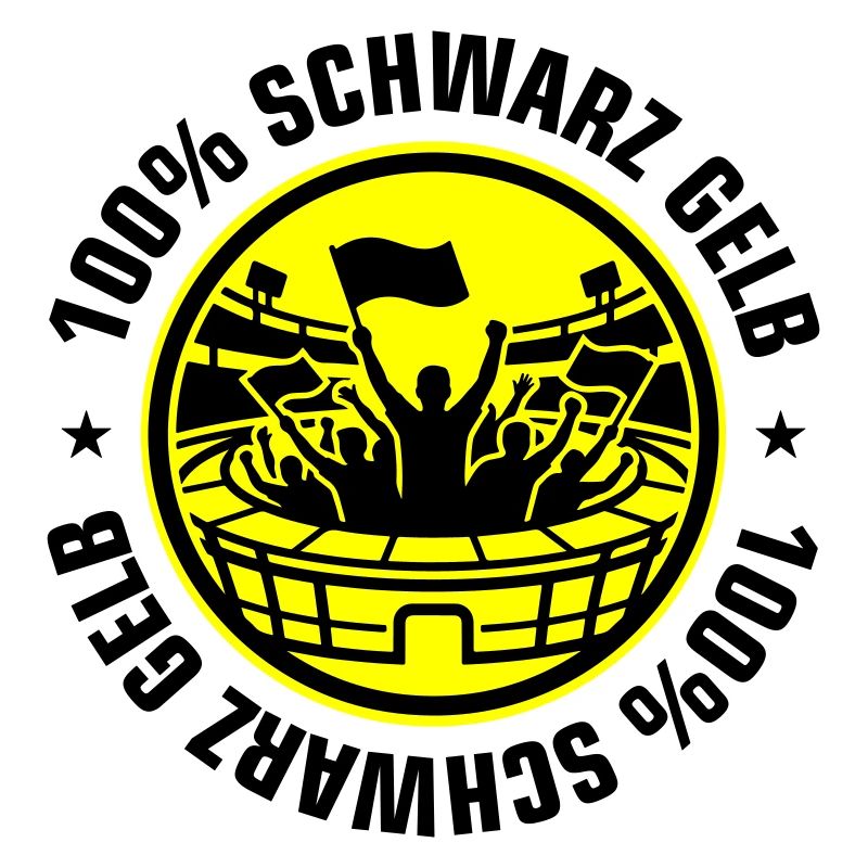 Schwarz Gelb Fans
