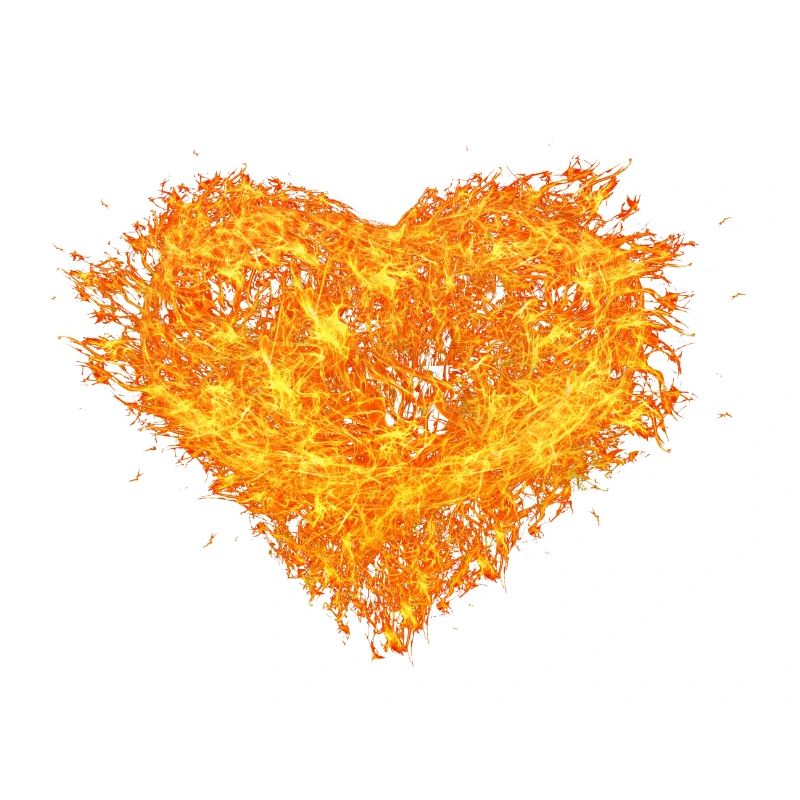 Flammen Herz