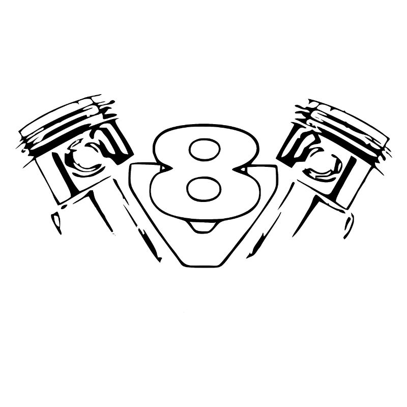 V8 engine