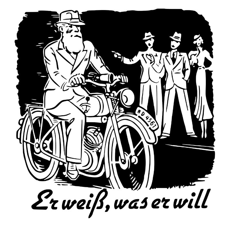Er weiß, was er will !