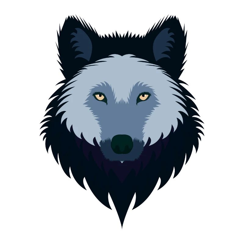 Weiblicher blauer Wolf