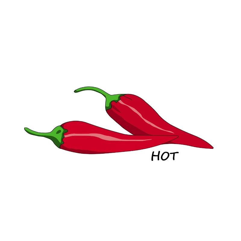 Rote Chilis HOT
