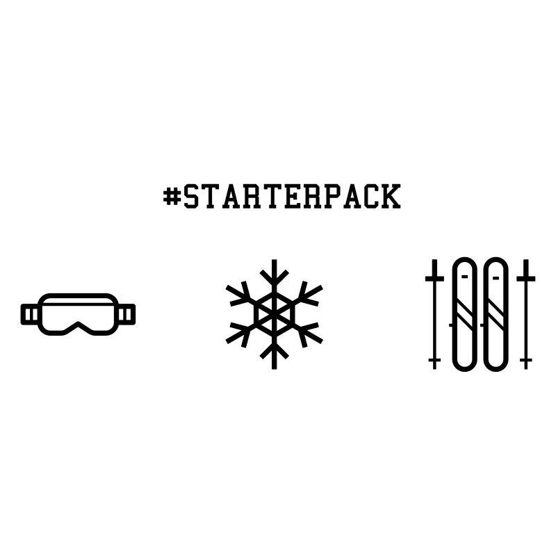 starterpack skier