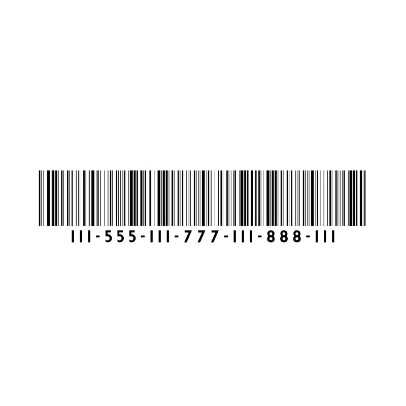 Barcode bar code strip codes