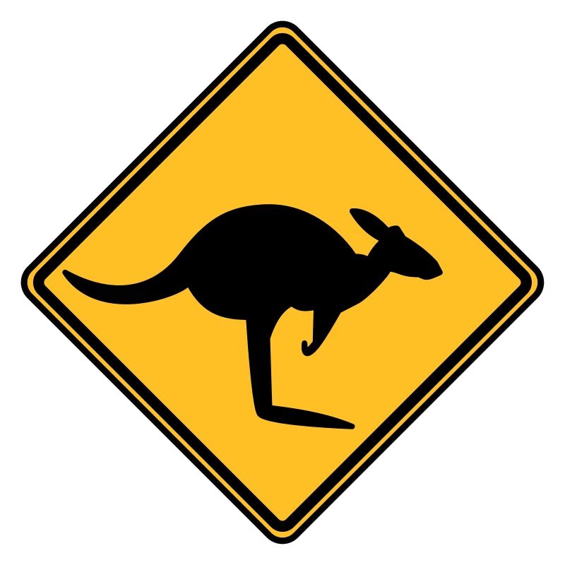 Caution kangaroo