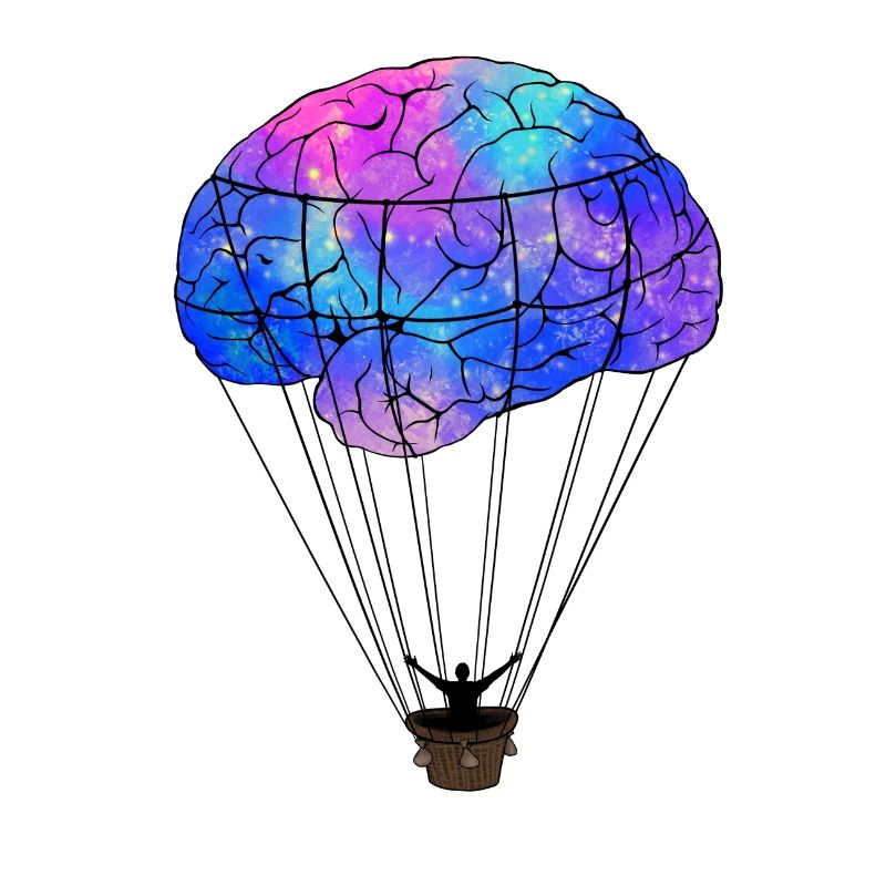 Gehirn Balloon Mind