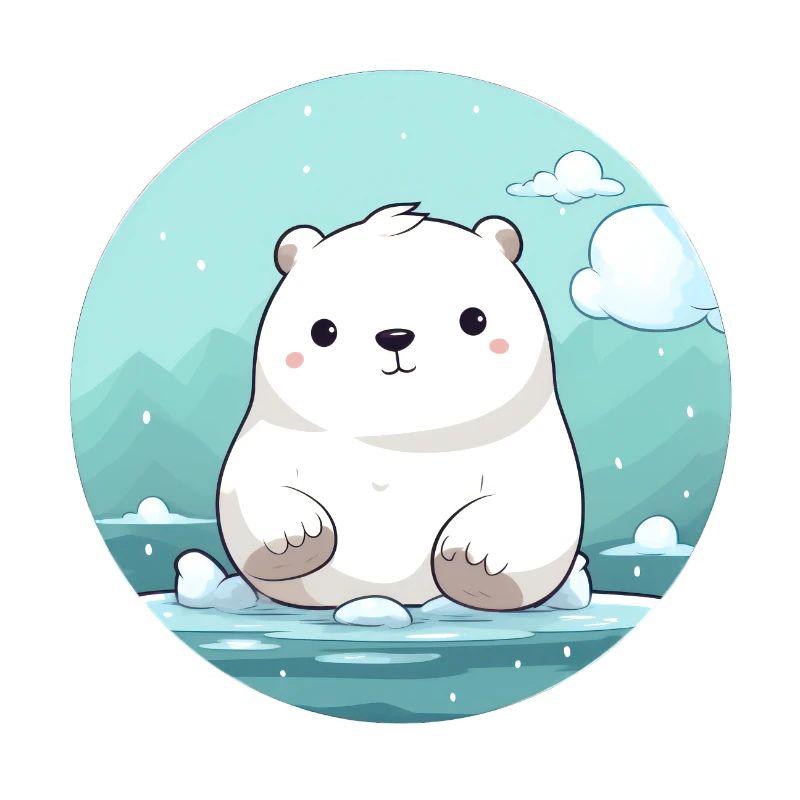cute little polar bear
