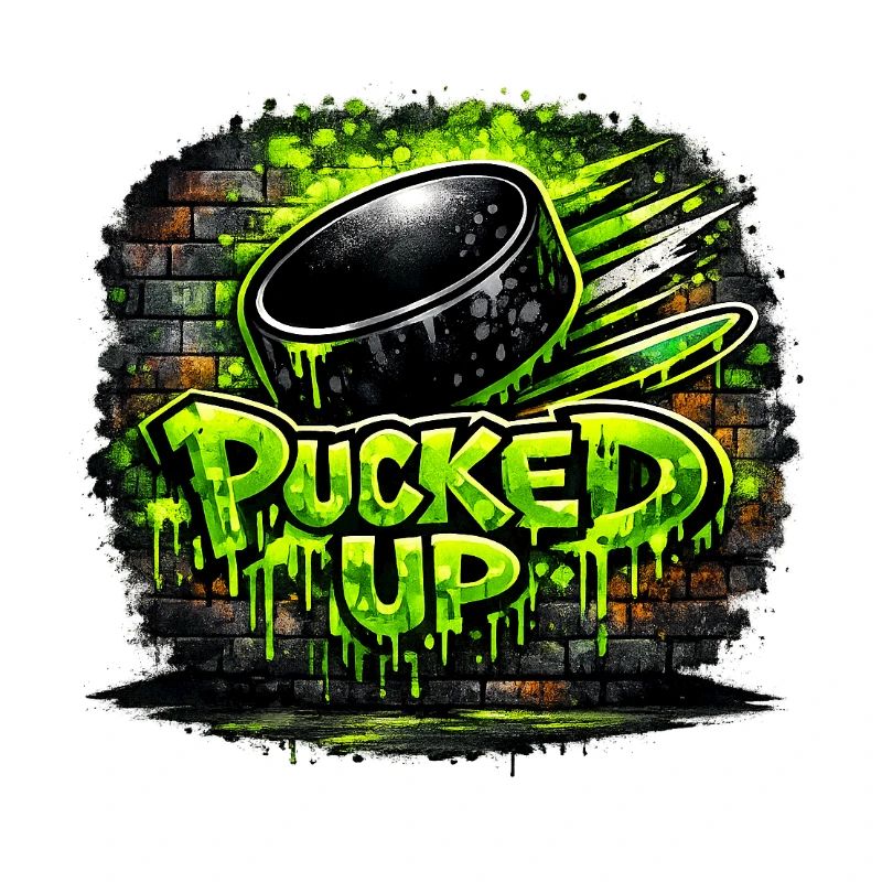 Pucked Up Graffiti Neon 