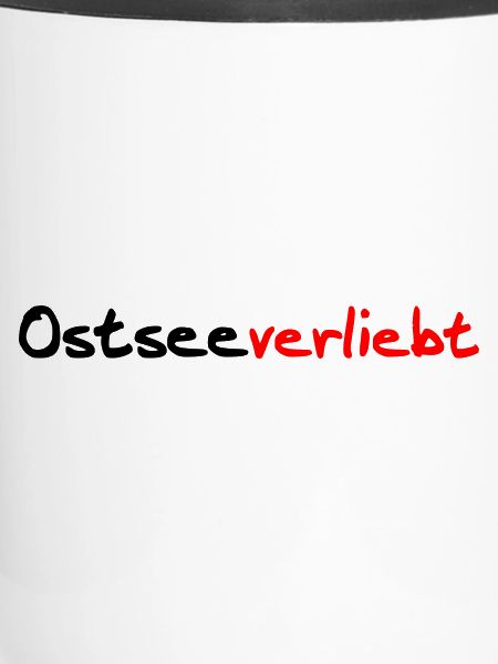 Ostseeverliebt schwarz rot