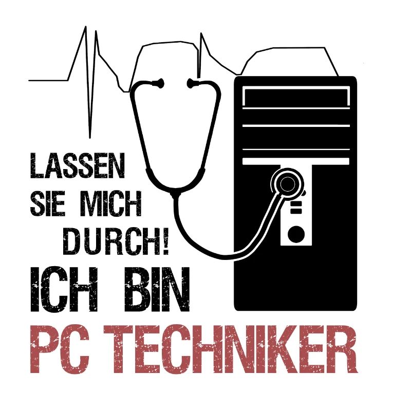 PC Techniker Stetoskop IT Systemtechniker Geschenk