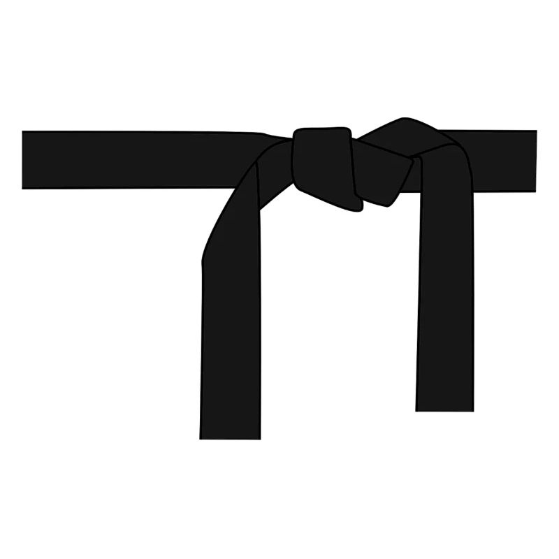 Schwarzer Gürtel. Geschenkidee