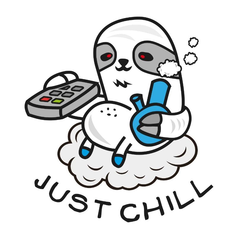 Sloth Sloth Sloth - Comic Drawing - Bong