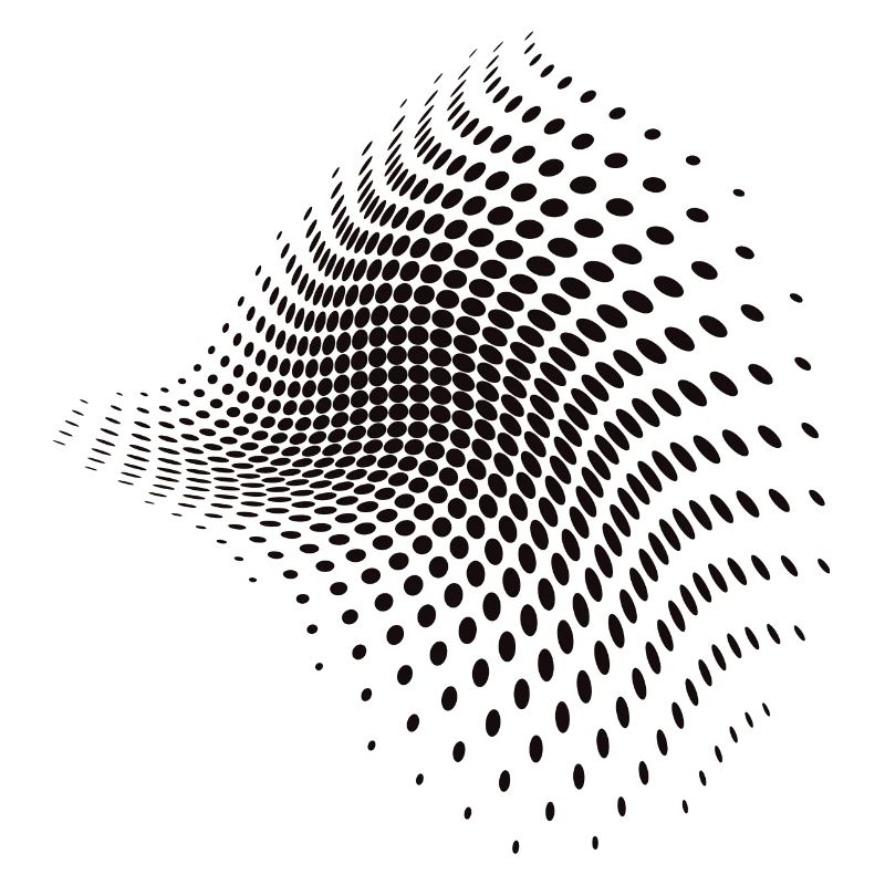 Cadeau de géométrie de formes d'illusion d'optique