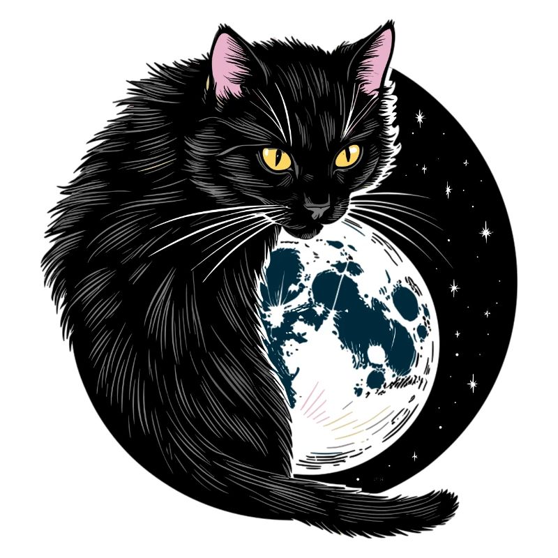 Schwarze Katze