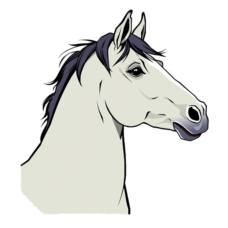 Weisses Pferd