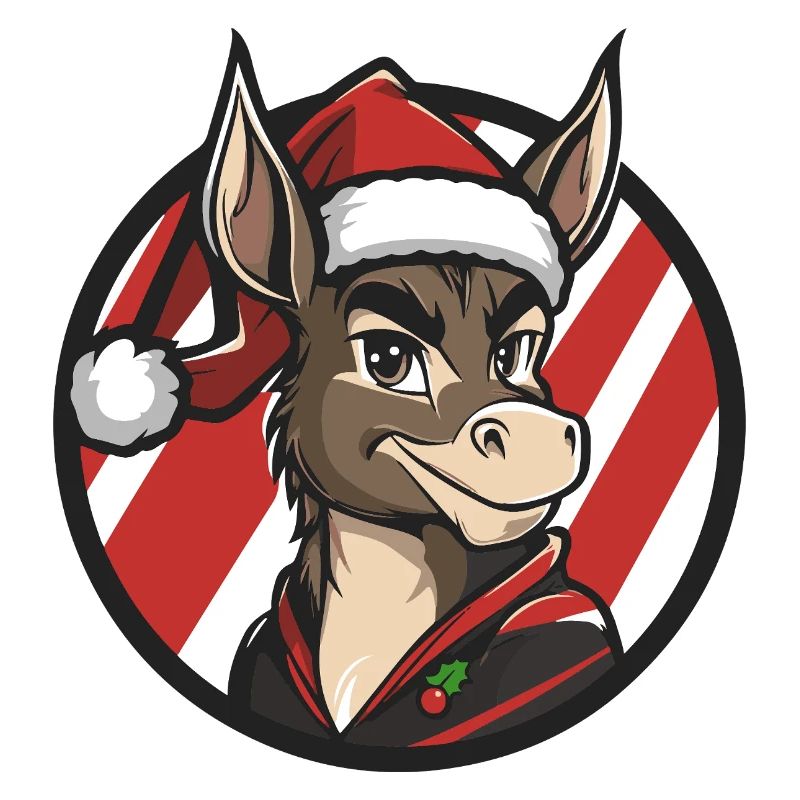 Santas Esel Motiv