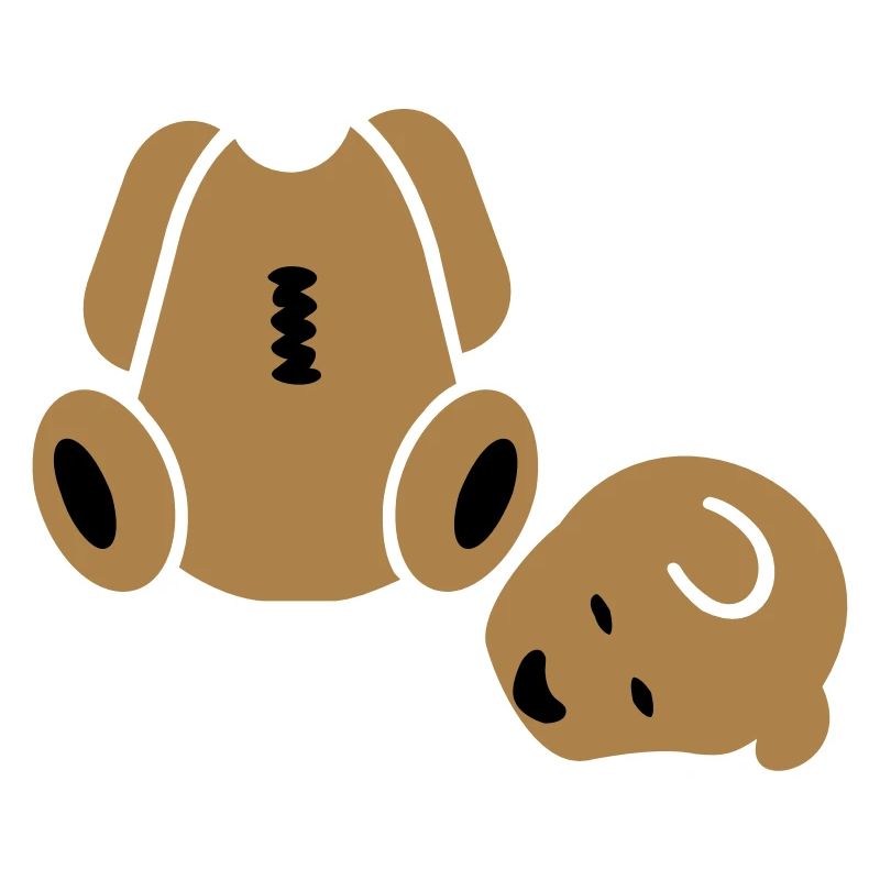 Beheaded Teddnär / Headless Teddy Bear (2c)