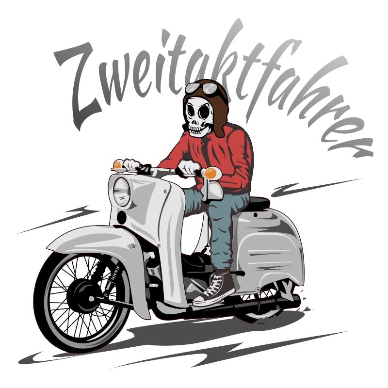 Simson Schwalbe Zweitaktfahrer