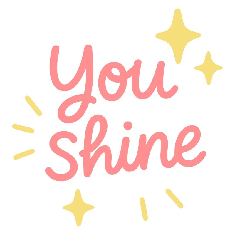 Du strahlst Positives