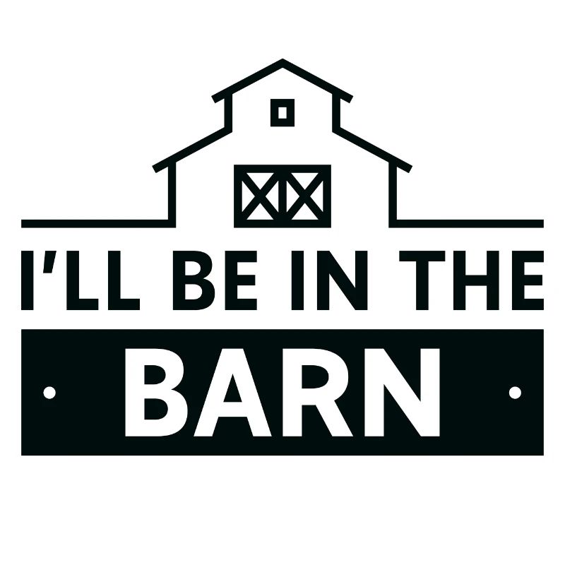 Ich werde in der Scheune sein