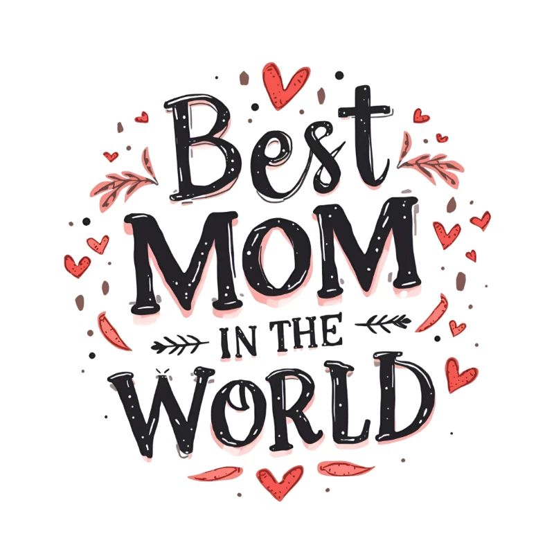 Beste Mama Weltfigur Design