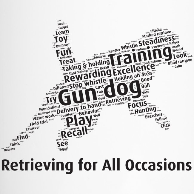 Retrieving for All Occasions wordcloud svart