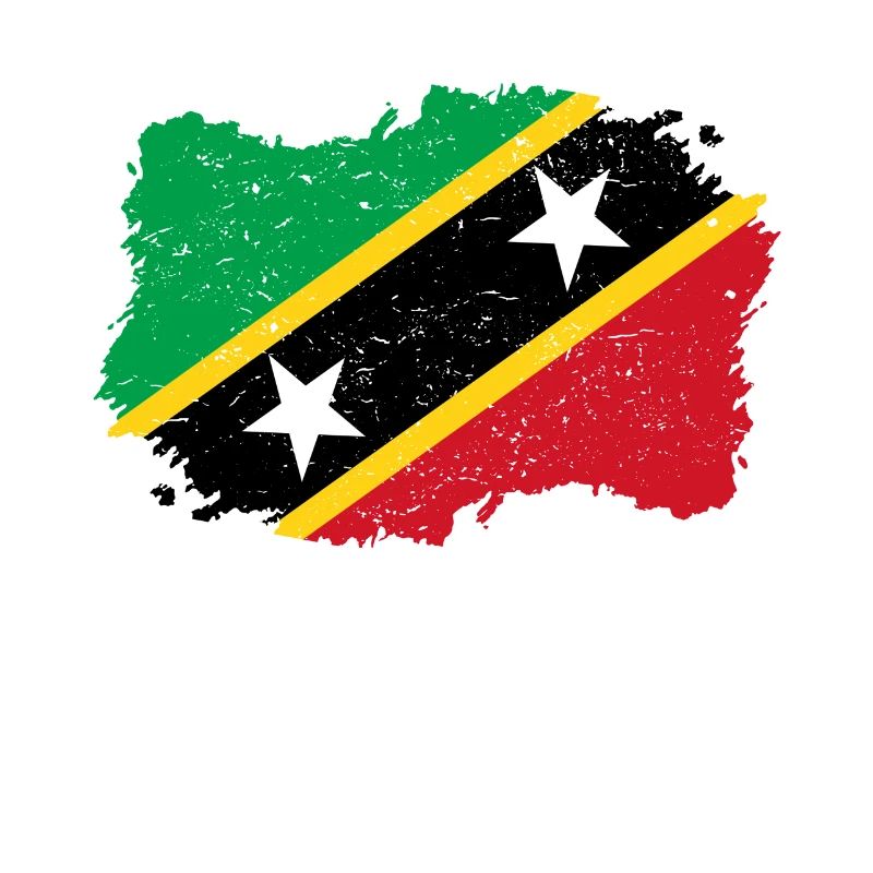 Roots pays drapeau St Kitts et Nev