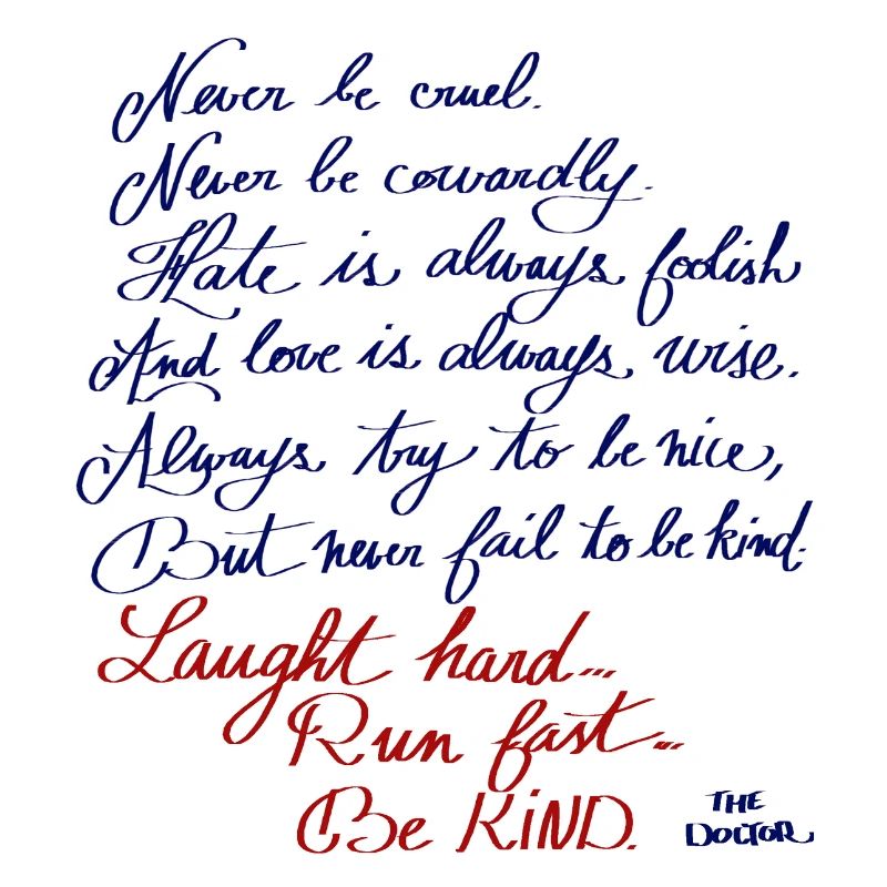 Be kind