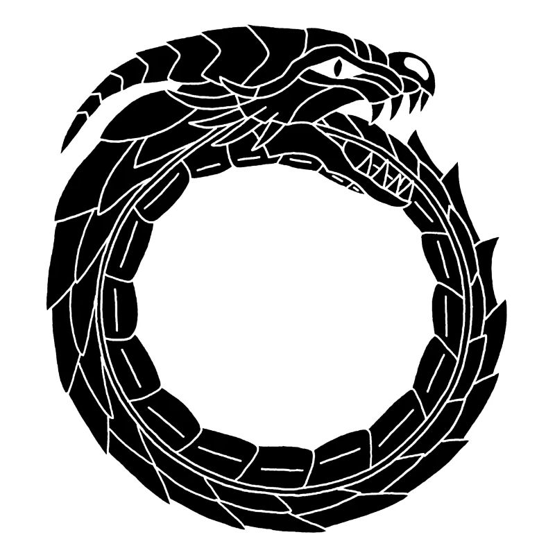 Verschlingender Schwarzer Drache